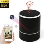 Hidden Camera 1080P WiFi HD Spy Cam Bluetooth Speakers Wireless Mini Camera Rotate 180° Video Recorder Motion Detection Real-Time View Nanny Cam