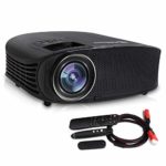 Video Projector,DHAWS 3800LM 1080P Full HD HDMI Office Projector for Business PowerPoint Presentation and Home Theater,with PPT Clicker