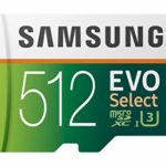 Samsung 512GB 100MB/s (U3) MicroSD Evo Select Memory Card with Adapter (MB-ME512GA/AM)