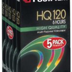 Fuji HQ T-120 Video Cassettes, 5 Pack (Discontinued by Manufacturer)