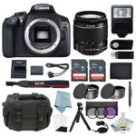 Canon EOS Rebel T6 Bundle With EF-S 18-55mm f/3.5-5.6 IS II Lens + Advanced Accessory Kit – Including EVERYTHING You Need To Get Started