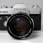 Canon Pellix 35mm SLR Film Camera with Canon Fl 35mm F2.5 Lens