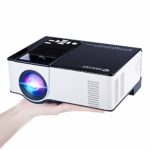 Zeacool Video Projector, Newest Upgrade 2200 Lumens LED Portable Home Theater Projector with 1080P Support, Compatible with Fire TV Stick, PS4, Smart Phone, PC & More for Movies, TV and Gaming