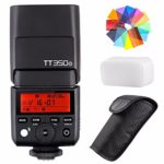 Godox TT350O 2.4G HSS 1/8000s TTL GN36 Camera Flash Speedlite for Olympus / Panasonic Mirrorless Digital Camera w/ EACHSHOT Color Filters