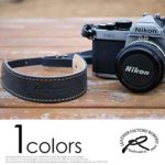 ROBERU Oil leather strap for single-lens reflex camera Antique gray