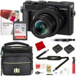 Panasonic LUMIX DC-LX100 II Point and Shoot Digital Camera with 64GB Camera Bag Bundle