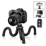 Flexible Camera Tripod, UBeesize 12 Inch Mini Tripod Stand GoPro/Action Cam/DSLR Canon Nikon Sony, Smartphone Tripod Stand with Cell Phone Holder, Compatible with iPhone/Android – Waterproof