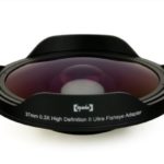Opteka OPT-SC37FE Platinum Series 0.3X HD Ultra Fisheye Lens for 25mm, 30mm, 30.5mm & 37mm Digital Video Camcorders