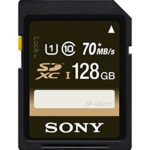 Sony 128GB Class 10 UHS-1 SDXC up to 70MB/s Memory Card (SFG1UY2/TQ)