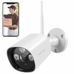 APEMAN Outdoor Security Camera Wireless 1080P Home Surveillance System WiFi IP Camera CCTV IP66 Waterproof Night Vision Motion Detection Compatible with iOS/Android Systems