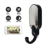 Daretang 1080p Super Hidden Night Vision WiFi Spy Clothes Hook Camera,12Mp Nanny Cam Home Security Convert,Black Color