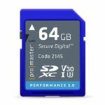 Promaster 64GB SDHC Class 10 Memory Card (Performance 2.0)