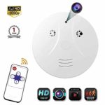 Smoke Detector Camera, Amayia Upgrate Hidden Cameras 1080P Video Camera for Indoor Home Security Monitoring Nanny Cam Motion Detection Hidden Cameras