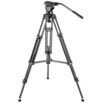 Neewer Professional 61 inches/155 Centimeters Aluminum Alloy Video Camera Tripod with 360 Degree Fluid Drag Head,1/4 and 3/8-inch Quick Release Plate and Bag,Load up to 13.2 pounds/6 kilograms