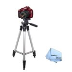 50” Inch Camera Tripod + Water Resistant Carrying Case + Frenzy Deals Microfiber Cloth