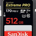 SanDisk 512GB Extreme PRO SDXC UHS-I Card – C10, U3, V30, 4K UHD, SD Card – SDSDXXY-512G-GN4IN