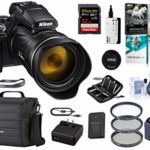 Nikon COOLPIX P1000 Digital Point & Shoot Camera -Bundle with Camera Case, 32GB SDHC Card, 77mm Filter Kit, Cleaning Kit, Card Reader, Memory Wallet, PC Software Package