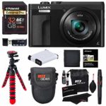 Panasonic DC-ZS70K Lumix 20.3 Megapixel, 4K Digital Camera, Touch Enabled 3″ 180 Degree Flip-Front Display, 30x Leica DC Vario-Elmar Lens, Wi-Fi with 3″ LCD, Black, Polaroid 32GB and Accessory Bundle