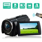 Video Camera Camcorder Full HD 1080P 30FPS Digital Video Camera Camcorder Macro Digital Camera 24MP Vlogging Camera with Remote