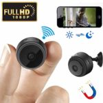 Mini Spy Camera Wireless Hidden Camera WiFi HD 1080P Small Nanny Cam Home Security Motion Detection Nigh Vision Remote View with Cell Phone App Android iPhone