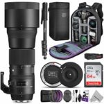 Sigma 150-600mm 5-6.3 Contemporary DG OS HSM Lens for Nikon DSLR Cameras w/Sigma USB Dock & Advanced Photo and Travel Bundle