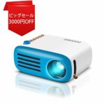 GooDee Mini Projector, LED Pico Projector, Pocket Video Projector Support HDMI Smartphone PC Laptop USB for Movie Games