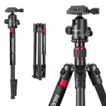 Neewer 2-in-1 Aluminum Alloy Camera Tripod Monopod 66 inches/168 Centimeters with 360 Degree Ball Head 1/4 inch QR Plate and Carry Bag for DSLRs Video Camcorders Load up to 26.5 pounds/12 kilograms