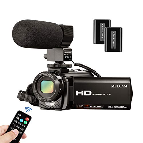 Video Camera Camcorder MELCAM 1080P 30FPS 24MP 3.0 Inch Screen Digital ...