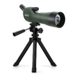 Emarth 20-60x60AE Waterproof Angled Spotting Scope with Tripod, 45-Degree Angled Eyepiece, Optics Zoom 39-19m/1000m for Target Shooting Bird Watching Hunting Wildlife Scenery (20-60×60)