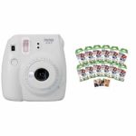 Fujifilm Instax Mini 9 Instant Camera Smokey White w/ Fujifilm 120 Film Pack