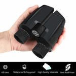 10×25 Binoculars for Adults, CBoner Small Compact and Folding High Powered Binoculars with Weak Light Night Vision Bird Watching for Outdoor Sports Games and Concerts