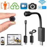 Smallest WiFi Spy Hidden Camera, ZTour Mini HD Portable IP Wireless Home Security Nanny Kid Camera with Motion Detection, Cloud Storage, Live Remote Monitoring for iOS/Android Mobile Phone, Window Pc