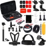 Luxebell Outdoor Sports Camera Accessories Kit for Gopro Hero 6 5 Session 4 3 2 Sjcam DBPOWER AKASO Apeman Xiaomi Yi