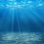 6x8ft Vinyl Deepwater Blue Ocean Underwater Photography Backdrop Background