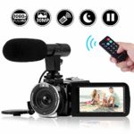 Camcorder Video Camera Full HD 1080P Night Vision Camcorder Vlogging Camera Blogging Camera 16x Digital Camera Vlog Video Camera for YouTube Videos