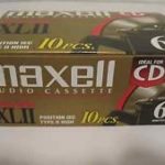 Maxell XLII 60 – Cassette – 1 x 60min – High BIAS (pack of 10 )