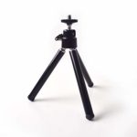 Portable Mini Tripod with Ballhead Tabletop Stand for Mini Projector Compact Cameras DSLRs or Other 1/4″ Screws Interface Device