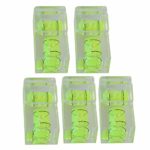 Yibuy 5PCS Two-Dimensional Bubble Spirit Level Mount for Single Lens Reflex