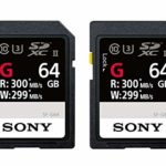2 Pack – Sony SF-G64/T1 High Performance 64GB SDXCUHS-II Class 10 U3 Memory Card with Blazing Fast Read Speed up to 300MB/s