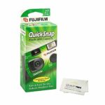 Fujifilm QuickSnap Flash 400 Disposable 35mm Camera + Quality Photo Microfiber Cloth