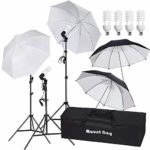 MOUNTDOG Photography Studio Photo Video Light 800W Umbrella Continuous Portrait Day Lighting Kit