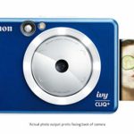 Canon Ivy CLIQ+ Instant Camera Printer, Mobile Photo Printer Via Bluetooth(R), Sapphire Blue