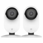 YI 2pc Home Camera, 1080p Wireless IP Security Surveillance System with Free Motion Alerts, Night Vision, Baby Monitor on iOS, Android App – Cloud Service Available