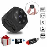 Mini Spy Hidden Camera (No WiFi), 1080P Portable Small Camera with Night Vision and Motion Detective, Perfect Security Camera Surveillance Camera Nanny Cam for Home and Office (No Live No App)