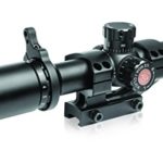 TRUGLO TRU-Brite 30 Series 1-6 X 24mm Dual-Color Illuminated-Reticle Rifle Scope with Mount