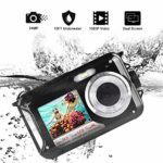 Waterproof Digital Camera FHD 1080P Underwater Camera 24.0MP Waterproof Camera Selfie Dual Screen Point and Shoot Underwater Digital Camera (k1)