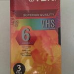 TDK 120 min VHS Video Cassette (3-Pack)