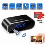 Spy Camera 1080P WiFi, Suntee Hidden Camera Clock with Night Vision/Motion Detection/Loop Recording Home Security Surveillance Cameras/iPhone, Android and Windows Supported