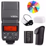 Godox V350S 2.4G GN36 TTL 1/8000s HSS with Li-ion Rechargeable Battery 500 Full Power Camera Flash 22 Steps of Power Outpout(1/1-1/128) for Sony A7RIII A7RII A7R A58 A99 ILCE6000L A77II RX10 A9