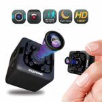Spy Hidden Camera Nanny Cam – Mini Wireless Cop Cam Action Cameras for Indoor or Outdoor, Home Office or Car Video Recorder with 1080p HD Recording and Night Vision Monitoring Camera
